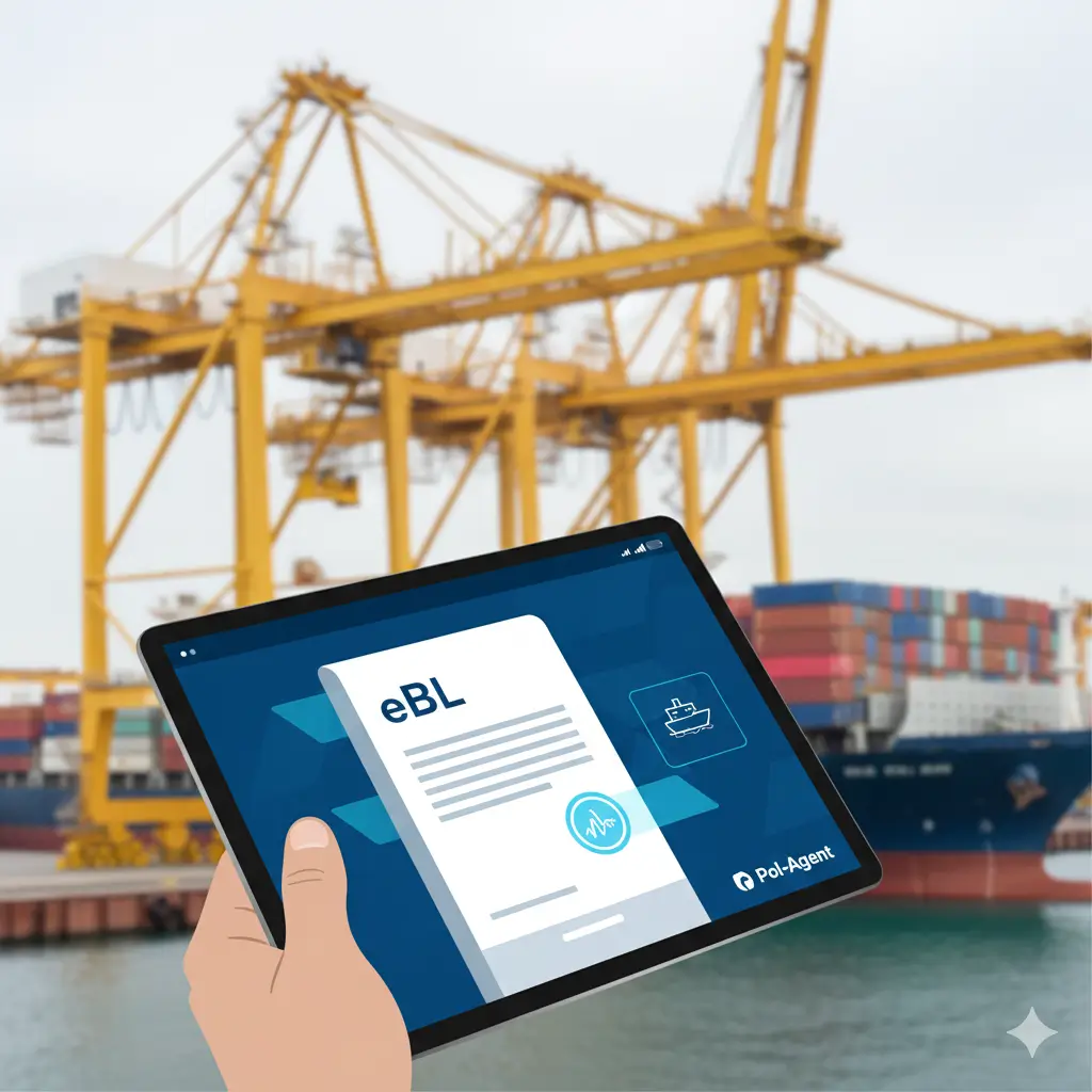 Elektroniczny konosament eBL w transporcie morskim – nowoczesna dokumentacja Pol-Agent