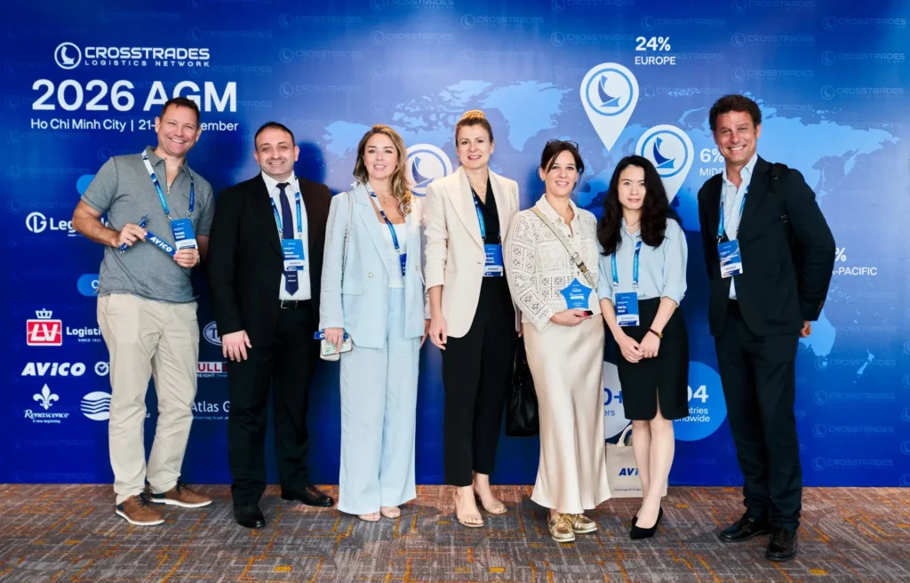 pol-agent-cross-trades-logistics-network-2026-zdjecie-grupowe CrossTrades Logistics Network 2026 w Ho Chi Minh - Iwona Stickel na zdjęciu grupowym